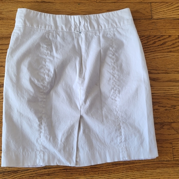 Calvin Klein White Ruched Mini Pencil Skirt - Picture 8 of 10